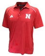 Adidas 2023 Official Huskers Coaches Sideline "Pipeline" Polo - Red Nebraska Cornhuskers, Nebraska Polo's, Huskers Polo's, Nebraska  Ladies Polo's, Huskers  Ladies Polo's, Nebraska  Ladies Tops, Huskers  Ladies Tops, Nebraska  Ladies, Huskers  Ladies, Nebraska  Short Sleeve, Huskers  Short Sleeve, Nebraska Adidas, Huskers Adidas, Nebraska Adidas Red Nebraska SS Classic Polo, Huskers Adidas Red Nebraska SS Classic Polo