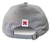 Adidas Nebraska Football Coaches Sideline Slouch - Grey - HT-G7114