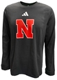 Adidas 2024 Team Issue Locker Logo LS Fresh Tee - Midnight Nebraska Cornhuskers, Nebraska  Long Sleeve, Huskers  Long Sleeve, Nebraska  Mens, Huskers  Mens, Nebraska  Mens T-Shirts, Huskers  Mens T-Shirts, Nebraska Black Out!, Huskers Black Out!, Nebraska Adidas, Huskers Adidas, Nebraska Adidas 2024 Team Issue Black Iron N Locker Logo LS Fresh Tee, Huskers Adidas 2024 Team Issue Black Iron N Locker Logo LS Fresh Tee