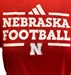 Adidas 2024 Womens Nebraska Football Locker Practice SS Pregame Tee - AT-H4506