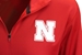 Adidas Ladies 2023 Nebraska Sideline Quarter Zip - Red - AW-G2059