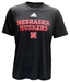 Adidas Nebraska Huskers Midnight Pregame Tee - AT-G1288