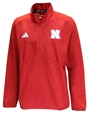 Adidas Nebraska Woven Quarter Zip Home Game Jacket Nebraska Cornhuskers, Nebraska  Mens Outerwear, Huskers  Mens Outerwear, Nebraska  Mens, Huskers  Mens, Nebraska Adidas, Huskers Adidas, Nebraska Adidas Red Nebraska Woven Quarter Zip LS Jacket, Huskers Adidas Red Nebraska Woven Quarter Zip LS Jacket