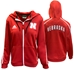 Adidas Womens 2024 University Of Nebraska Sideline Athletic FZ Knit Jacket - AW-H9150