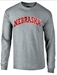 Arch Nebraska Long Sleeve Tee - Gray - AT-62017