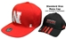 Big Red Nebraska Huskers Jumbo Flat Bill Noggin Boss - NV-H4001