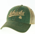 Devaney Lucky Trucker Lid Nebraska Cornhuskers, Nebraska  Mens Hats, Huskers  Mens Hats, Nebraska  Mens Hats, Huskers  Mens Hats, Nebraska  Ladies Hats, Huskers  Ladies Hats, Nebraska  Ladies Hats, Huskers  Ladies Hats, Nebraska Green Trucker 4 Leaf Clover Legacy, Huskers Green Trucker 4 Leaf Clover Legacy