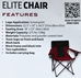 N Huskers Tailgating Captains Chair - GT-89999