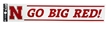 Go Big Red Bumper Sticker Nebraska Cornhuskers, Nebraska Stickers Decals & Magnets, Huskers Stickers Decals & Magnets, Nebraska GBR Sticker, Huskers GBR Sticker