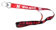 Go Big Red Ombre Lanyard Nebraska Cornhuskers, Nebraska  Ladies Accessories, Huskers  Ladies Accessories, Nebraska  Mens Accessories, Huskers  Mens Accessories, Nebraska  Jewelry & Hair, Huskers  Jewelry & Hair, Nebraska Go Big Red Ombre Lanyard, Huskers Go Big Red Ombre Lanyard