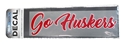 Go Huskers Decal Nebraska Cornhuskers, Nebraska Vehicle, Huskers Vehicle, Nebraska Stickers Decals & Magnets, Huskers Stickers Decals & Magnets, Nebraska Go Huskers Decal, Huskers Go Huskers Decal