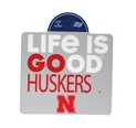 Go Huskers Life Is Good Sticker Nebraska Cornhuskers, Nebraska Stickers Decals & Magnets, Huskers Stickers Decals & Magnets, Nebraska Go Huskers Life Is Good Sticker Blue 84, Huskers Go Huskers Life Is Good Sticker Blue 84