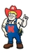 Herbie Husker Mascot Cut Out Pennant - FW-H3034