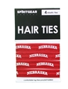 Husker Hair Tie 4 Pack Nebraska Cornhuskers, Nebraska  Ladies Accessories, Huskers  Ladies Accessories, Nebraska  Youth, Huskers  Youth, Nebraska  Childrens, Huskers  Childrens, Nebraska  Kids, Huskers  Kids, Nebraska  Ladies, Huskers  Ladies, Nebraska  Jewelry & Hair, Huskers  Jewelry & Hair, Nebraska Nebraska Quad Pack Hair-Tie Bow, Huskers Nebraska Quad Pack Hair-Tie, Husker Hair Tie 4 Pack Elastic