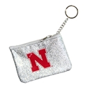 Husker N Glitter Coin Purse Nebraska Cornhuskers, Nebraska  Ladies Accessories, Huskers  Ladies Accessories, Nebraska  Bags Purses & Wallets, Huskers  Bags Purses & Wallets, Nebraska Red Glitter Coin Purse Aminco, Huskers Red Glitter Coin Purse Aminco