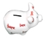 Husker Script Piggy Bank - CH-F5428