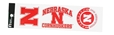 Huskers Spirit Decal Set Nebraska Cornhuskers, Nebraska Stickers Decals & Magnets, Huskers Stickers Decals & Magnets, Nebraska Huskers Spirit Decal Set, Huskers Huskers Spirit Decal Set