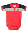 Infant Nebraska Polo Creeper Nebraska Cornhuskers, Nebraska  Infant, Huskers  Infant, Nebraska Polo's, Huskers Polo's, Nebraska Infant Red Nebraska Color Block Polo Creeper Two Feet Ahead, Huskers Infant Red Nebraska Color Block Polo Creeper Two Feet Ahead