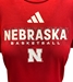 Ladies Adidas Nebraska Basketball SS Pregame Tee - AT-H4730