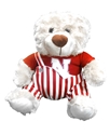 Loui Polar Bear N Husker Game Bibs Nebraska Cornhuskers, Nebraska  Childrens, Huskers  Childrens, Nebraska  Toys & Games, Huskers  Toys & Games, Nebraska White Louie Stuffed Bear With Game Bibs Mascot Factory, Huskers White Louie Stuffed Bear With Game Bibs Mascot Factory