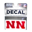 Mini Nebraska N Decal Set Nebraska Cornhuskers, Nebraska Stickers Decals & Magnets, Huskers Stickers Decals & Magnets, Nebraska Set of 2 Mini N Decal Set CS, Huskers Set of 2 Mini N Decal Set CS