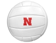 Nebraska Autograph Volleyball Nebraska cornhuskers, Nebraska cornhuskers merchandise, Nebraska cornhuskers volleyball, husker volley, nebraska volleyball, red and white husker volleyball