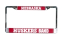 Nebraska Band License Plate Frame Nebraska Cornhuskers, Nebraska Vehicle, Huskers Vehicle, Nebraska Nebraska Band License Plate Frame, Huskers Nebraska Band License Plate Frame