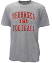 Nebraska Football w Ball Tee - Gray Nebraska Cornhuskers, Nebraska  Mens, Huskers  Mens, Nebraska  Short Sleeve, Huskers  Short Sleeve, Nebraska  Mens T-Shirts, Huskers  Mens T-Shirts, Nebraska Nebraska Football w Ball Tee - Gray, Huskers Nebraska Football w Ball Tee - Gray