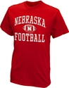 Nebraska Football w Ball Tee - Red Nebraska Cornhuskers, Nebraska  Mens, Huskers  Mens, Nebraska  Short Sleeve, Huskers  Short Sleeve, Nebraska  Mens T-Shirts, Huskers  Mens T-Shirts, Nebraska Nebraska Football w Ball Tee - Red, Huskers Nebraska Football w Ball Tee - Red