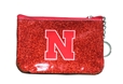 Nebraska Glitter Coin Purse Nebraska Cornhuskers, Nebraska  Ladies Accessories, Huskers  Ladies Accessories, Nebraska  Bags Purses & Wallets, Huskers  Bags Purses & Wallets, Nebraska Red Glitter Coin Purse Aminco, Huskers Red Glitter Coin Purse Aminco