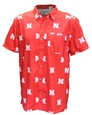 Nebraska Iron N Slack Tide Columbia Button Up Nebraska Cornhuskers, Nebraska  Mens Polo's, Huskers  Mens Polo's, Nebraska Polo's, Huskers Polo's, Nebraska Red Nebraska Iron N Super Slack Tide SS Button Up Columbia, Huskers Red Nebraska Iron N Super Slack Tide SS Button Up Columbia