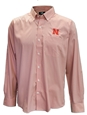 Nebraska Pinstripe Cutter & Buck Dress Shirt Nebraska Cornhuskers, Nebraska  Mens Polo's, Huskers  Mens Polo's, Nebraska Polo's, Huskers Polo's, Nebraska Red Nebraska Pinstripe LS Dress Shirt Cutter & Buck, Huskers Red Nebraska Pinstripe LS Dress Shirt Cutter & Buck