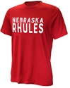 Nebraska Rhules Impact Tee Nebraska Cornhuskers, Nebraska  Mens, Huskers  Mens, Nebraska  Mens T-Shirts, Huskers  Mens T-Shirts, Nebraska  Short Sleeve, Huskers  Short Sleeve, Nebraska Nebraska Rhules Red Tee, Huskers Nebraska Rhules Red Tee