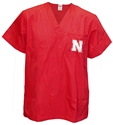 Nebraska Scrub Top Nebraska Cornhuskers, Nebraska Mens Polos, Huskers Mens Polos, Nebraska   Ladies Tops, Huskers   Ladies Tops, Nebraska Nebraska Scrub Top, Huskers Nebraska Scrub Top