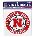 Nebraska Volleyball Decal Nebraska Cornhuskers, Nebraska Vehicle, Huskers Vehicle, Nebraska Stickers Decals & Magnets, Huskers Stickers Decals & Magnets, Nebraska Volleyball, Huskers Volleyball, Nebraska Nebraska Volleyball Decal, Huskers Nebraska Volleyball Decal