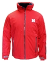 Nebraska Weather Tec Cutter & Buck Winter Coat Nebraska Cornhuskers, Nebraska  Mens, Huskers  Mens, Nebraska  Mens Outerwear, Huskers  Mens Outerwear, Nebraska Red Legacy Alpental Weather Tec Zip Up Coat Cutter & Buck, Huskers Red Legacy Alpental Weather Tec Zip Up Coat Cutter & Buck