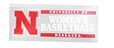 Nebraska Womens Basketball Vinyl Decal Nebraska Cornhuskers, Nebraska Stickers Decals & Magnets, Huskers Stickers Decals & Magnets, Nebraska Basketball, Huskers Basketball, Nebraska Nebraska Womens Basketball Vinyl Decal SDS Designs, Huskers Nebraska Womens Basketball Vinyl Decal SDS Designs