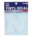 White Iron N Logo Decal Nebraska Cornhuskers, Nebraska Vehicle, Huskers Vehicle, Nebraska Stickers Decals & Magnets, Huskers Stickers Decals & Magnets, Nebraska White Iron N Logo Decal, Huskers White Iron N Logo Decal