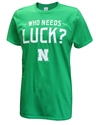 Who Needs Luck N Tee Nebraska Cornhuskers, Nebraska  Mens T-Shirts, Huskers  Mens T-Shirts, Nebraska  Mens, Huskers  Mens, Nebraska  Short Sleeve, Huskers  Short Sleeve, Nebraska Who Needs Luck N Tee, Huskers Who Needs Luck N Tee