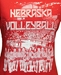 Womens 2023 Nebraska Volleyball Team Official NIL Tee - AT-N0023