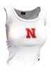 Womens Iron N MVP Ribbed Tank  Nebraska Cornhuskers, Nebraska  Ladies Tops, Huskers  Ladies Tops, Nebraska  Tank Tops, Huskers  Tank Tops, Nebraska Womens White Iron N MVP Ribbed Tank Hype And Vice, Huskers Womens White Iron N MVP Ribbed Tank Hype And Vice