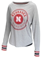 Womens Nebraska Huskers Andy Rib Trim LS Tee Nebraska Cornhuskers, Nebraska  Ladies Tops, Huskers  Ladies Tops, Nebraska  Ladies, Huskers  Ladies, Nebraska  Ladies T-Shirts, Huskers  Ladies T-Shirts, Nebraska  Long Sleeve, Huskers  Long Sleeve, Nebraska Womens Nebraska Grey Andy Rib Trim LS Tee Colosseum, Huskers Womens Nebraska Grey Andy Rib Trim LS Tee Colosseum