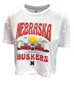 Womens Nebraska Huskers Summit Crop Nebraska Cornhuskers, Nebraska  Ladies T-Shirts, Huskers  Ladies T-Shirts, Nebraska  Ladies, Huskers  Ladies, Nebraska  Short Sleeve, Huskers  Short Sleeve, Nebraska Womens White Nebraska Huskers  Summit Crop Top SS Tee Uscape, Huskers Womens White Nebraska Huskers  Summit Crop Top SS Tee Uscape