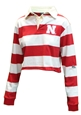 Womens Nebraska LS Rugby Crop Nebraska Cornhuskers, Nebraska  Ladies Tops, Huskers  Ladies Tops, Nebraska  Long Sleeve, Huskers  Long Sleeve, Nebraska  Ladies Polo's, Huskers  Ladies Polo's, Nebraska  Ladies, Huskers  Ladies, Nebraska Polo's, Huskers Polo's, Nebraska Womens White And Red Nebraska Rugby LS Top Hype And Vice , Huskers Womens White And Red Nebraska Rugby LS Top Hype And Vice 