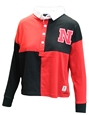 Womens Nebraska Rugby Top Nebraska Cornhuskers, Nebraska  Ladies Polo's, Huskers  Ladies Polo's, Nebraska  Ladies, Huskers  Ladies, Nebraska  Ladies Sweatshirts, Huskers  Ladies Sweatshirts, Nebraska Womens Red And Black Nebraska Lock LS Rugby Top Pressbox, Huskers Womens Red And Black Nebraska Lock LS Rugby Top Pressbox