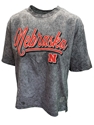 Womens Nebraska Sun Washed Ocean Reef Tee Nebraska Cornhuskers, Nebraska  Ladies T-Shirts, Huskers  Ladies T-Shirts, Nebraska  Ladies, Huskers  Ladies, Nebraska  Short Sleeve, Huskers  Short Sleeve, Nebraska Womens Grey Nebraska Sun Washed Ocean Reef SS Waist Length Tee Pressbox, Huskers Womens Grey Nebraska Sun Washed Ocean Reef SS Waist Length Tee Pressbox