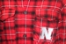 Womens Plaid Huskers Boyfriend Nightshirt - AT-G1343