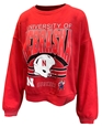 Womens University Of Nebraska Sheffield Oversized Crew Nebraska Cornhuskers, Nebraska  Crew, Huskers  Crew, Nebraska  Ladies, Huskers  Ladies, Nebraska  Ladies Sweatshirts, Huskers  Ladies Sweatshirts, Nebraska Womens Red University Of Nebraska Sheffield Oversized Fleece Janise Crewneck Pressbox, Huskers Womens Red University Of Nebraska Sheffield Oversized Fleece Janise Crewneck Pressbox