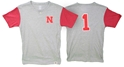 Youth Boys Nebraska Baseball Henley Nebraska Cornhuskers, Nebraska  Youth, Huskers  Youth, Nebraska  Kids, Huskers  Kids, Nebraska  Short Sleeve, Huskers  Short Sleeve, Nebraska Youth Boys Grey And Red Nebraska Baseball SS Henley Wes And Willy, Huskers Youth Boys Grey And Red Nebraska Baseball SS Henley Wes And Willy