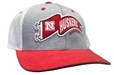 Nebraska Huskers Banner Meshback Nebraska Cornhuskers, Nebraska  Mens Hats, Huskers  Mens Hats, Nebraska  Mens Hats, Huskers  Mens Hats, Nebraska Grey White And Red Nebraska Huskers Banner Adjustable Hat Zephyr, Huskers Grey White And Red Nebraska Huskers Banner Adjustable Hat Zephyr